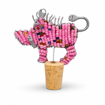 2D Safari Bead Wine Stoppers