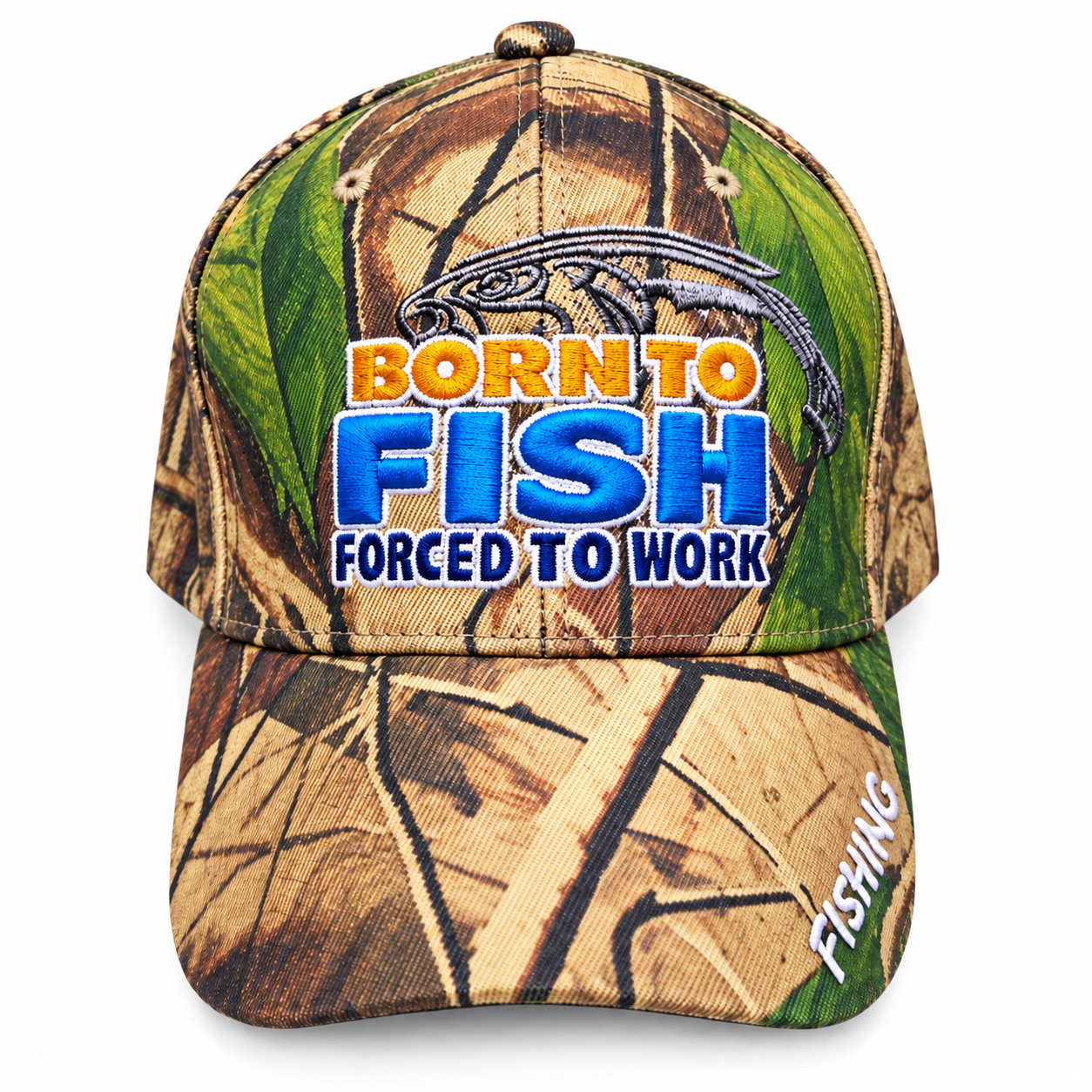 Parody Fishing Adult Caps
