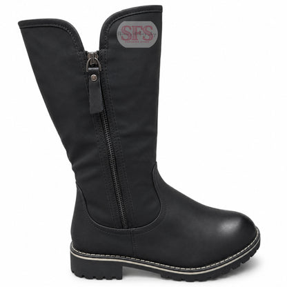 A2 Mid Size Black Boot