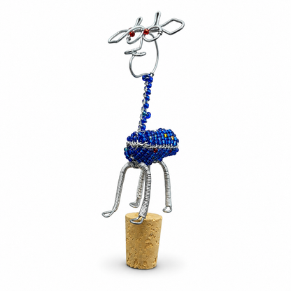 3D Safari Beaded Bottle Stoppers