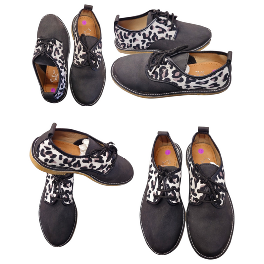Black Leopard Vellies