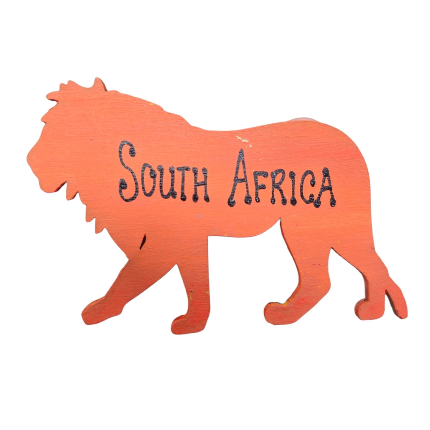 Hand-Painted Lion Magnet