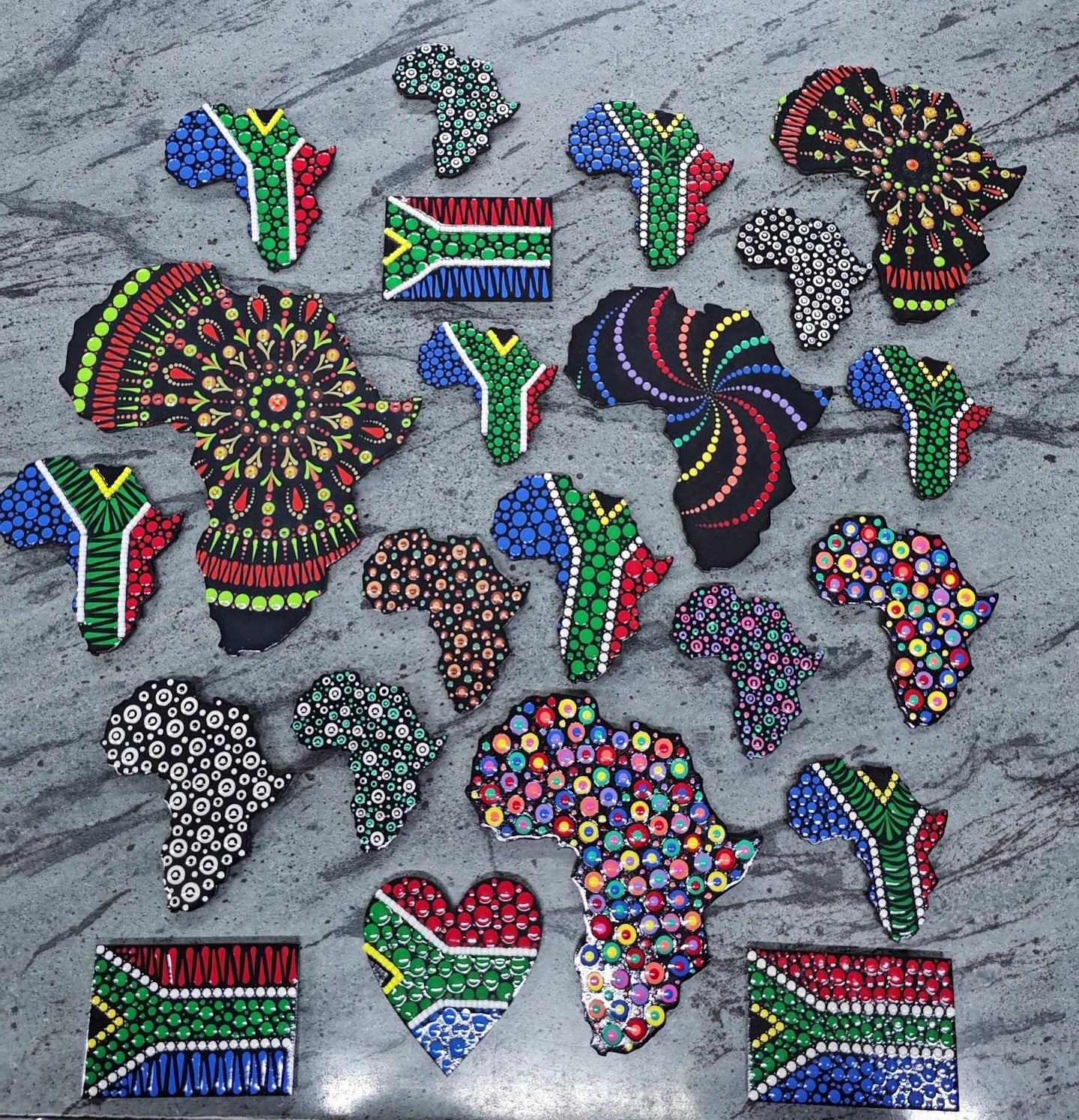 Handmade Dip Dot Magnets