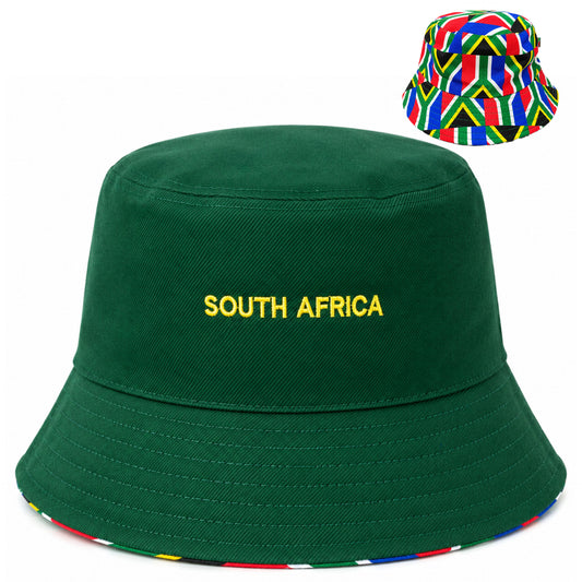 Adult Reversible South African Bucket Hats