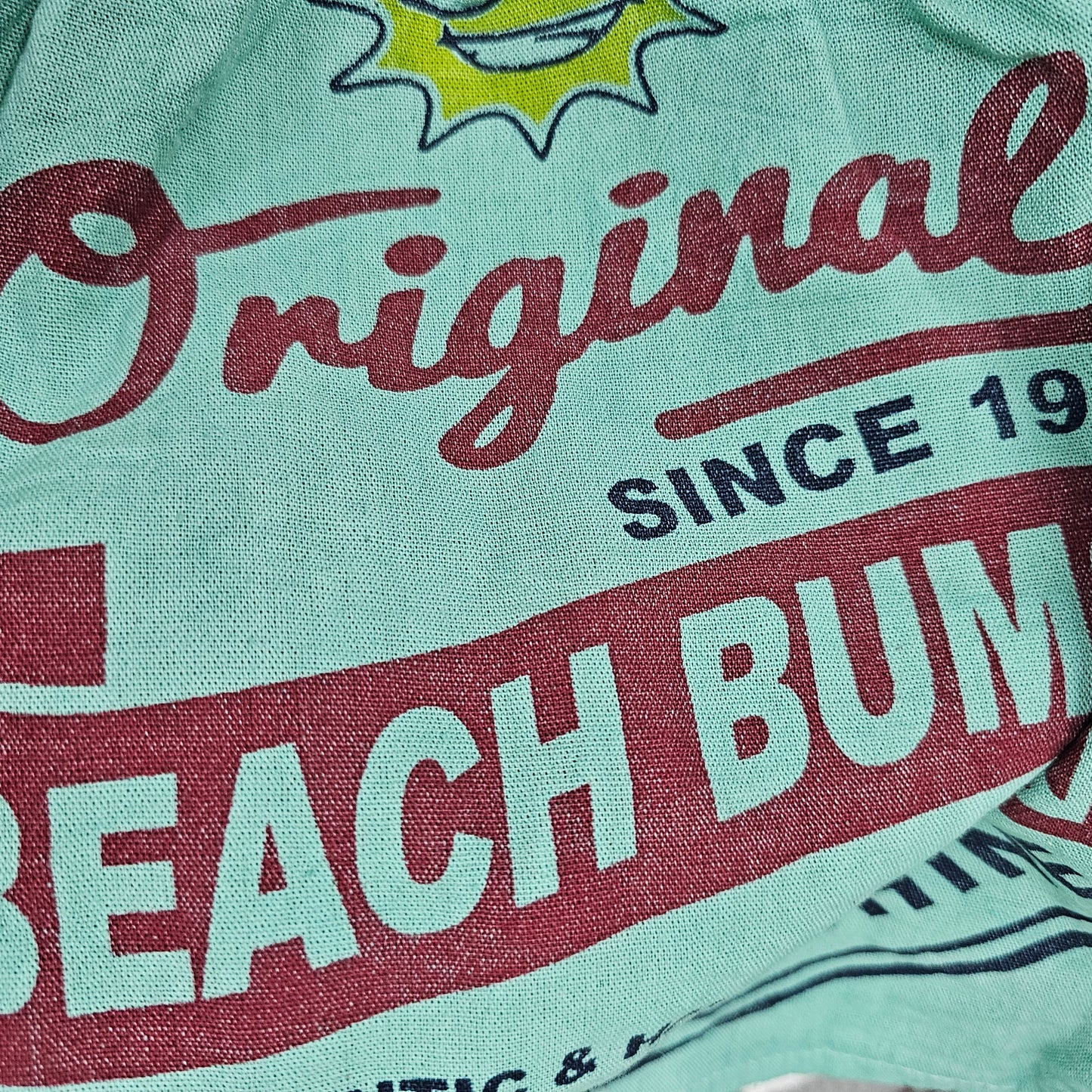 Aqua Green Beach  Bums Supa Shorts