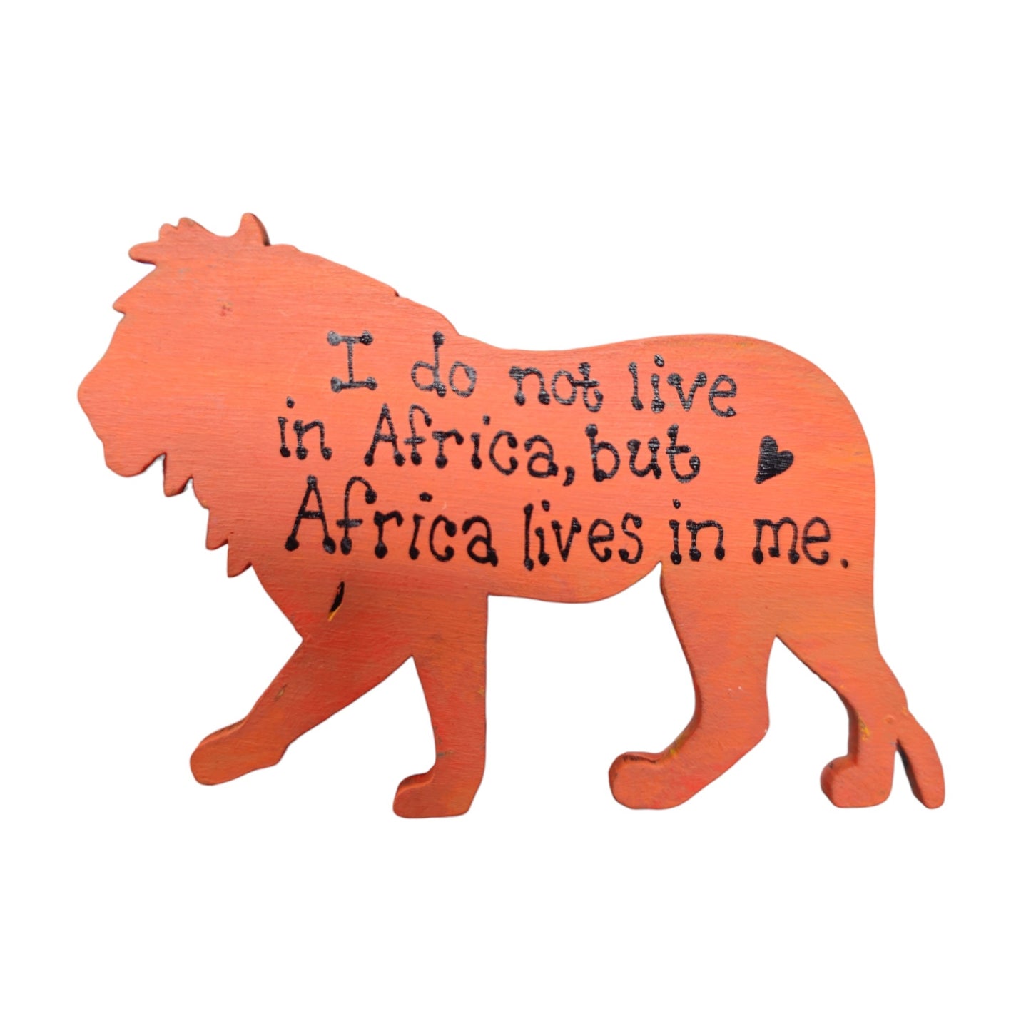 Hand-Painted Lion Magnet