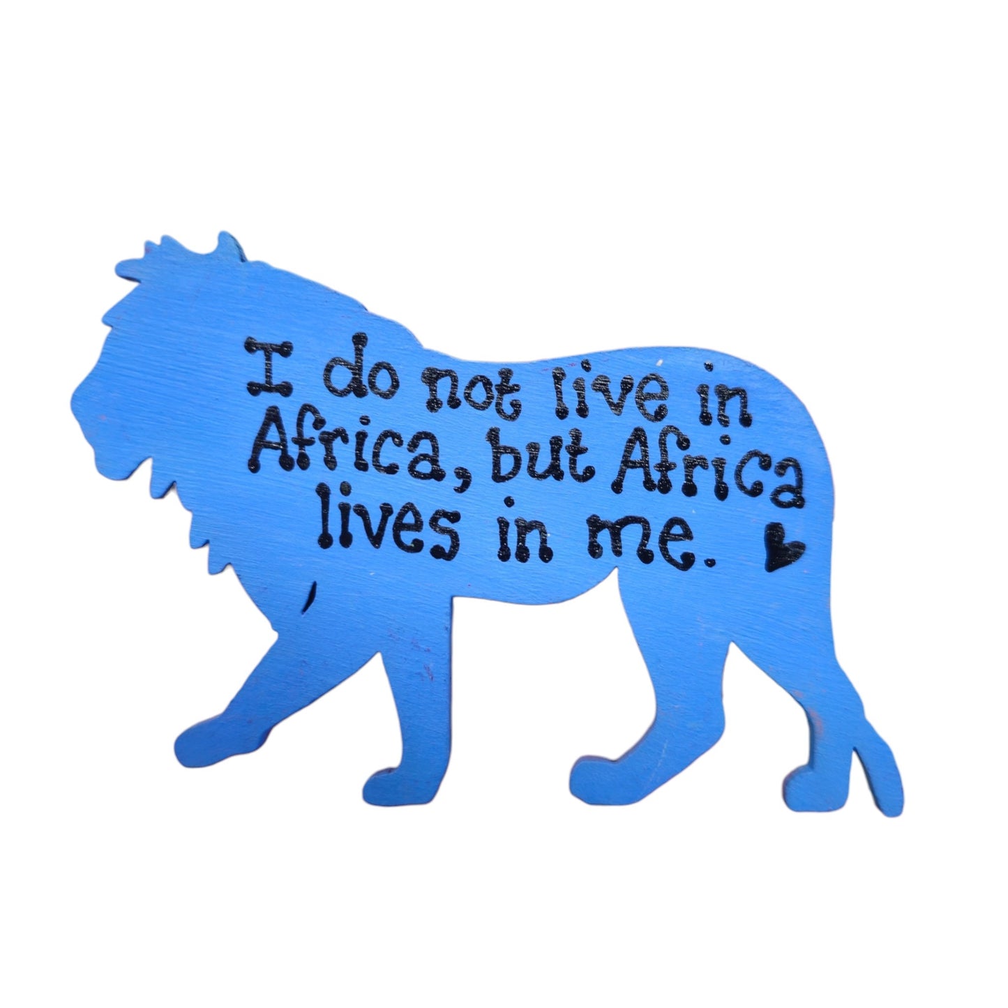 Hand-Painted Lion Magnet