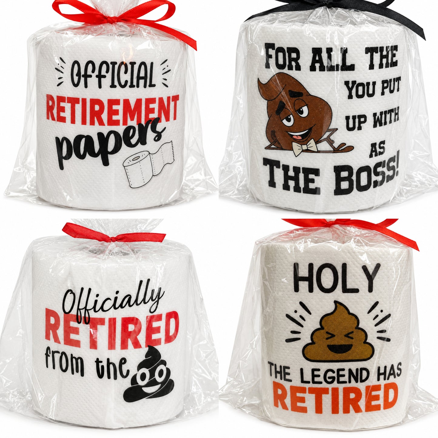 Retirement & Boss Toilet Paper Gag Gifts