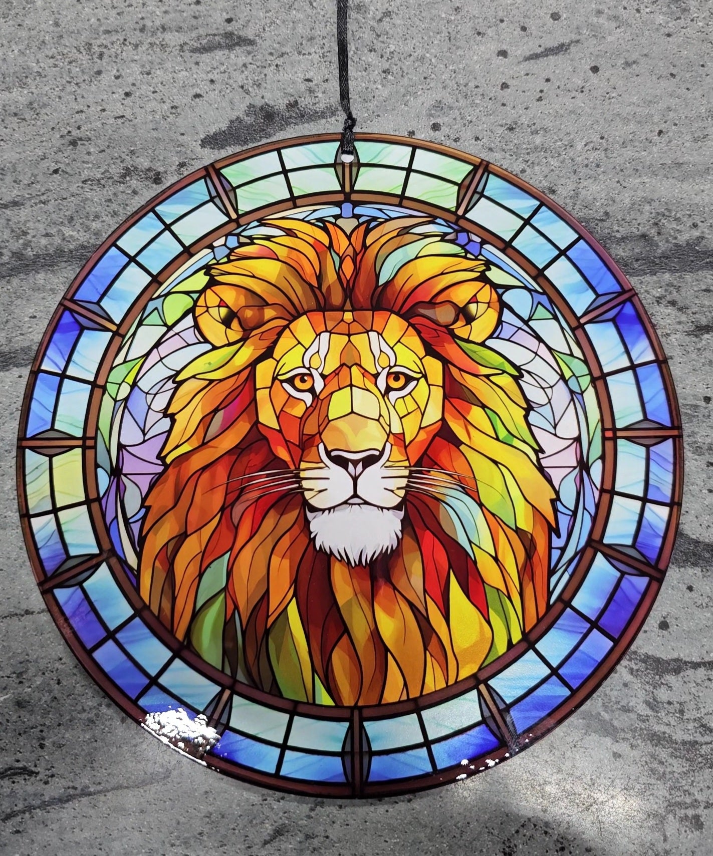 Faux Stained Glass Suncatchers