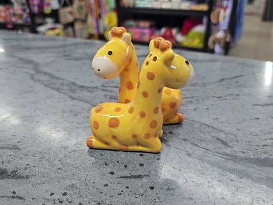 Giraffe Kneeling Salt & Pepper Shakers - Sharon's Factory Shop
