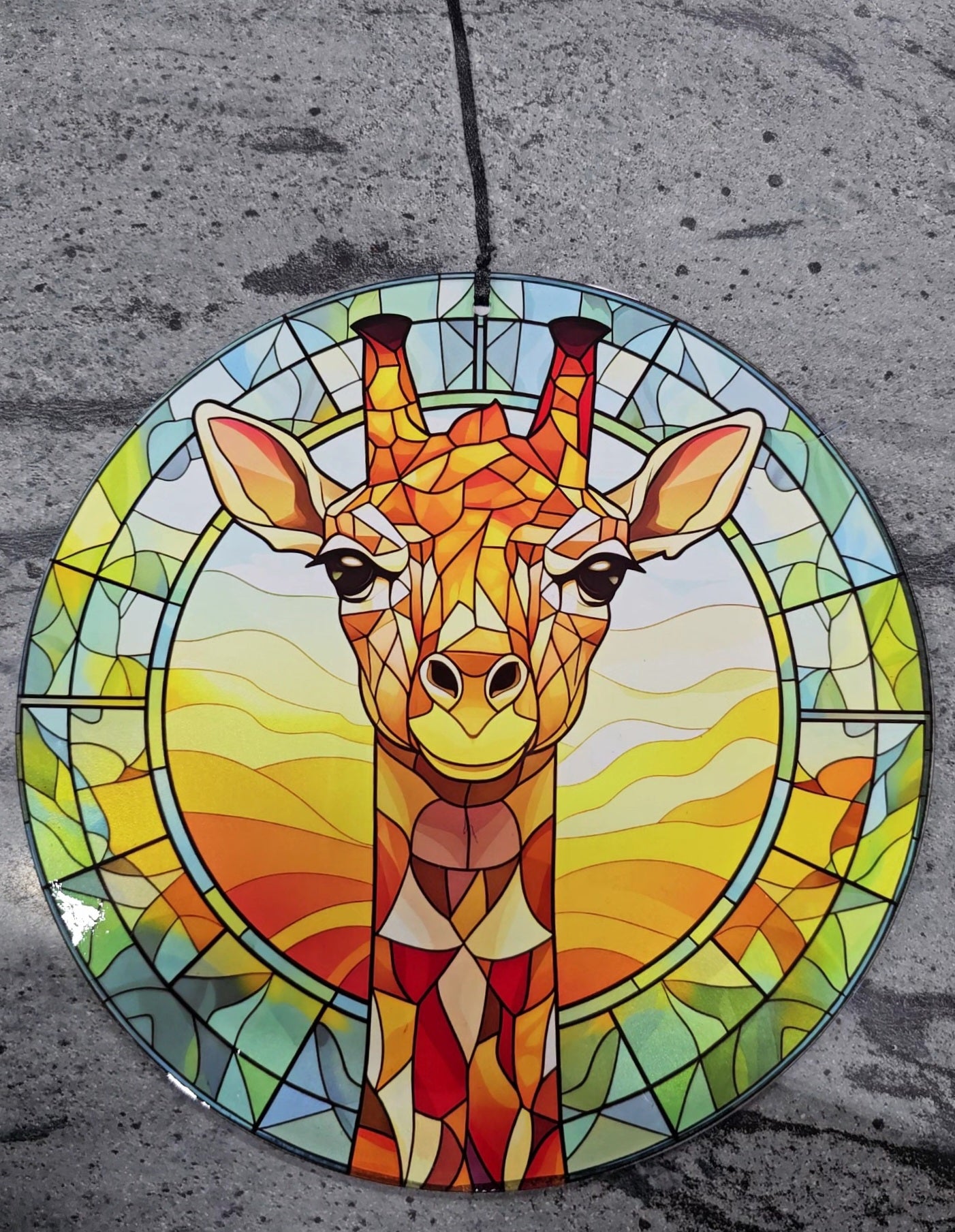 Faux Stained Glass Suncatchers