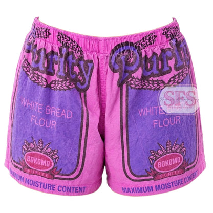 Pink Unisex Flourbag Supa Shorts | Meelbroeke