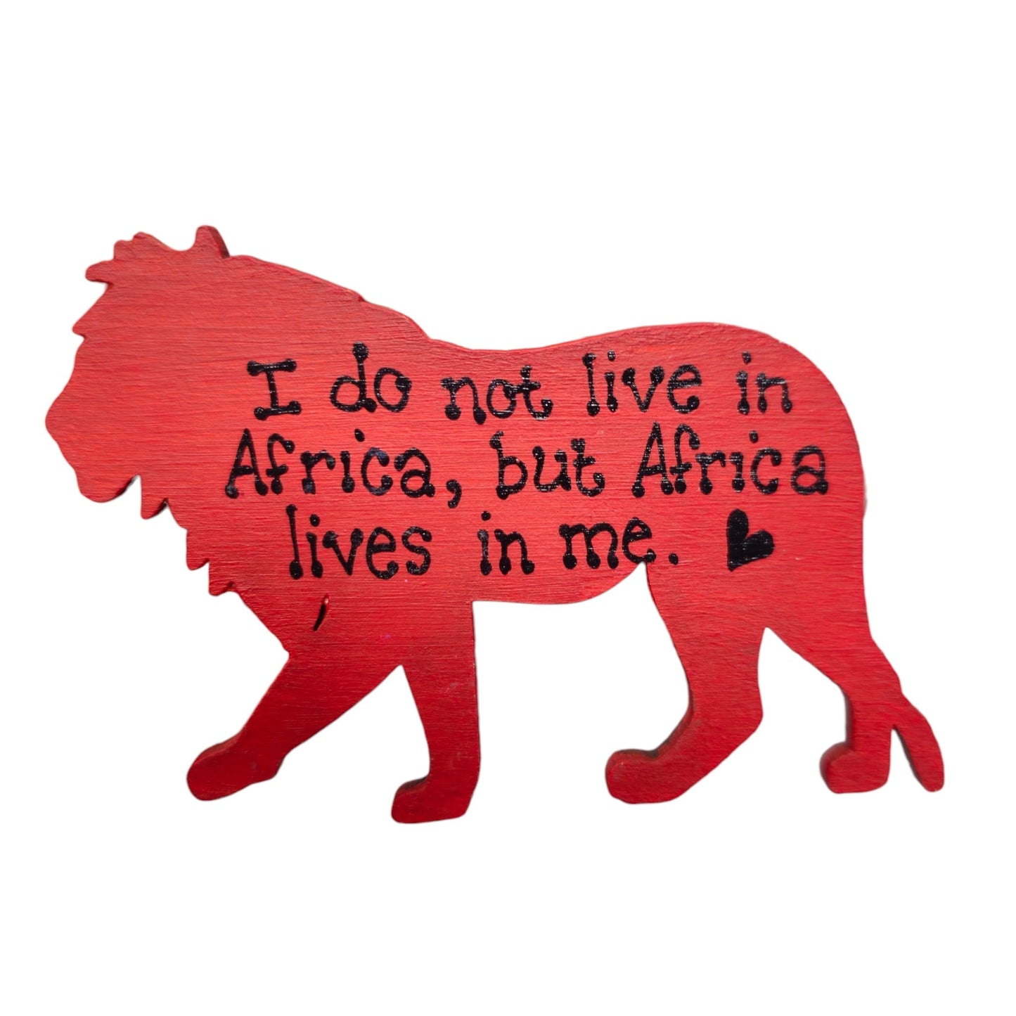Hand-Painted Lion Magnet