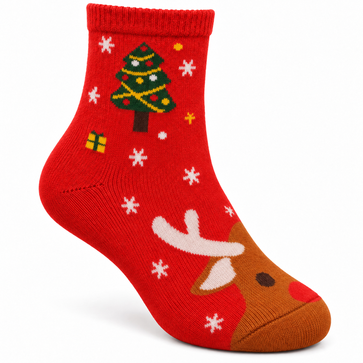 Adult Christmas Mid Crew Socks