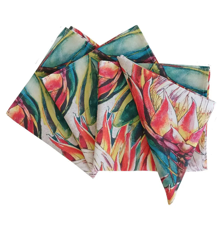 Protea Fabric Napkins