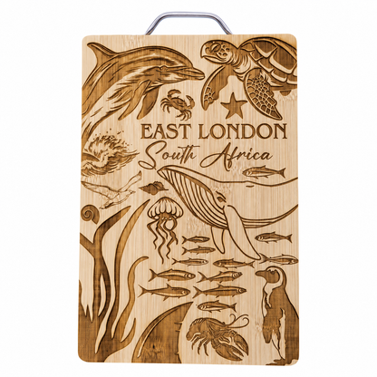 South African Engraved Bamboo Serving & Cutting Board