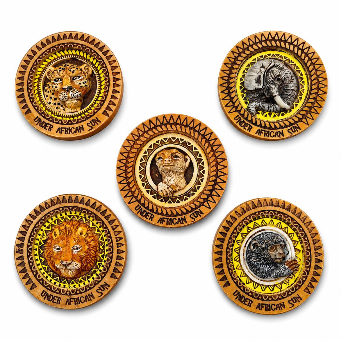 3D Under The Sun Safari Magnets