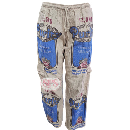 Khaki Unisex Flourbag Cargos | Meelbroeke