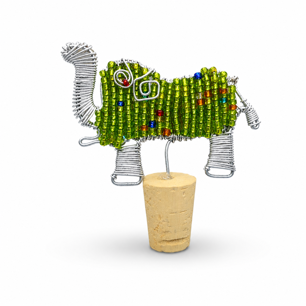 2D Safari Bead Wine Stoppers