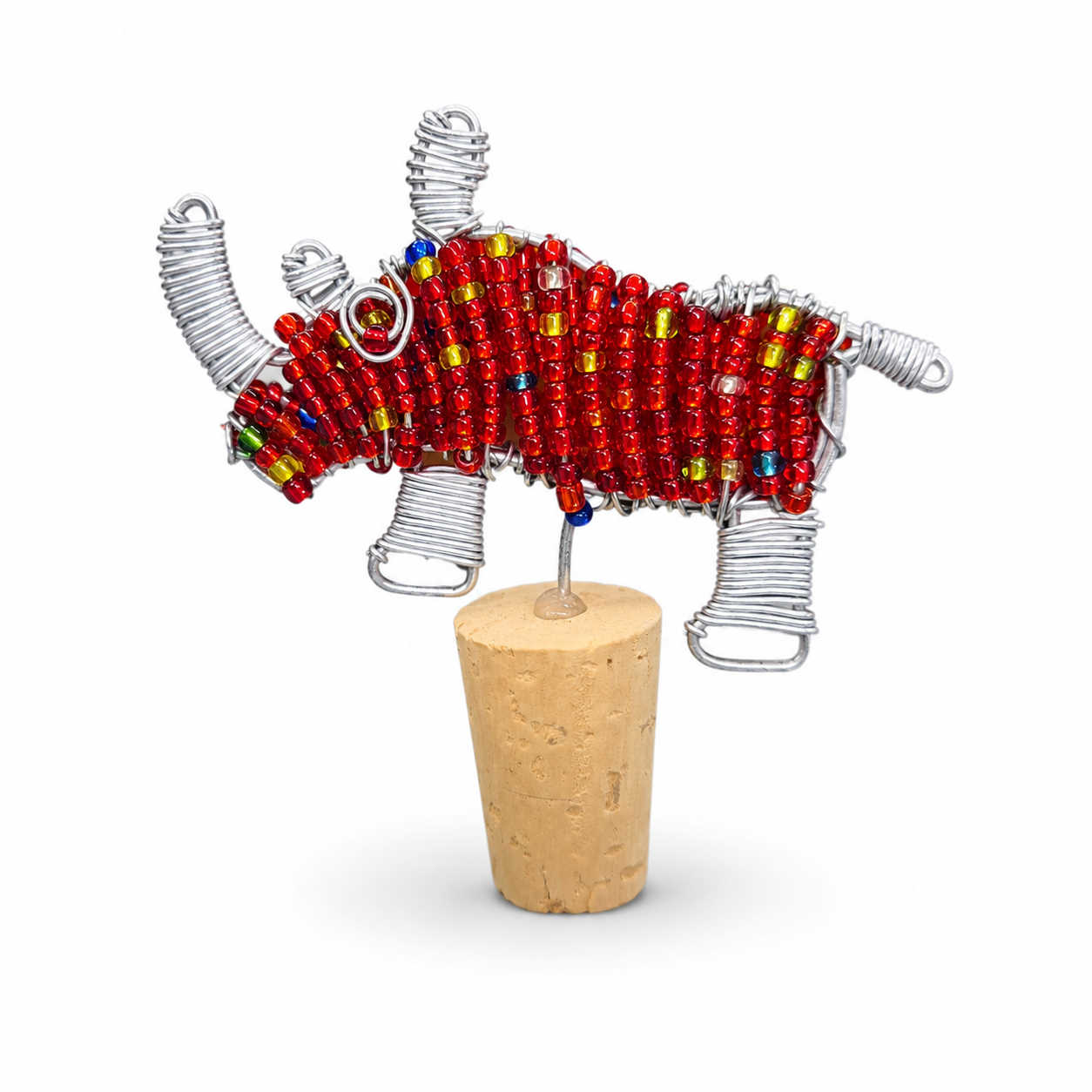 2D Safari Bead Wine Stoppers