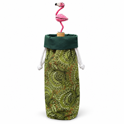 Shweshwe Wine Bottle Cover