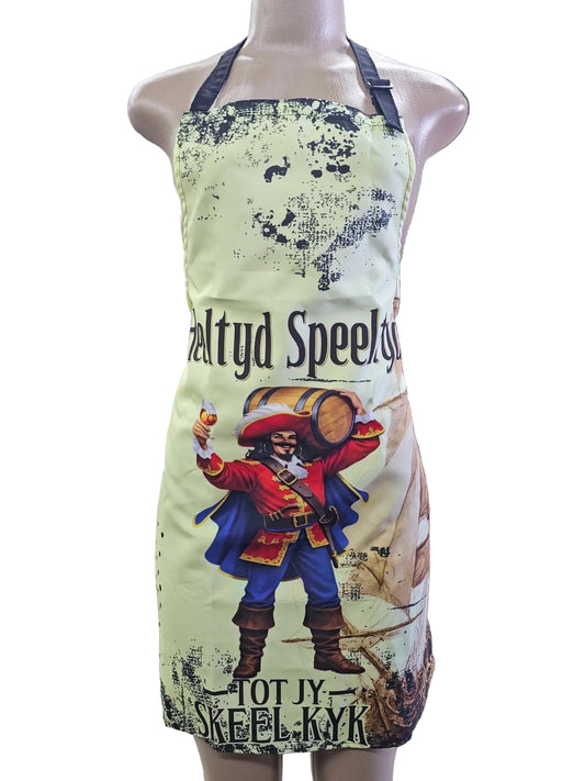 Heeltyd Speeltyd Parody Apron