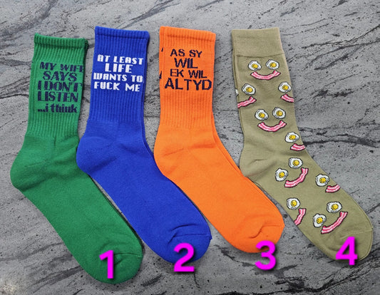 Funky Adult Socks 6