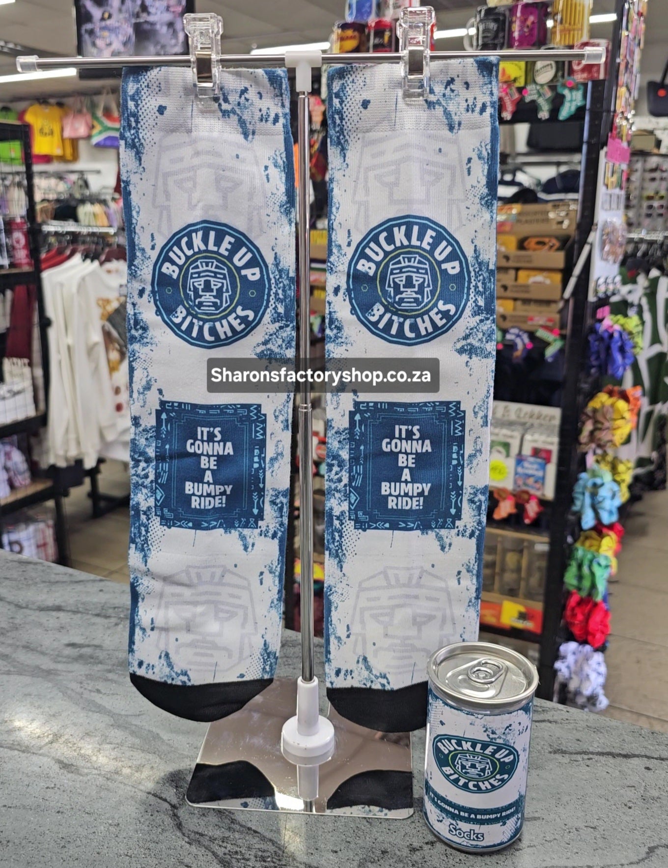 Cheeky Adult Sublimation Can Socks
