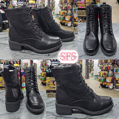 663-1 Fashion Short Black Boot
