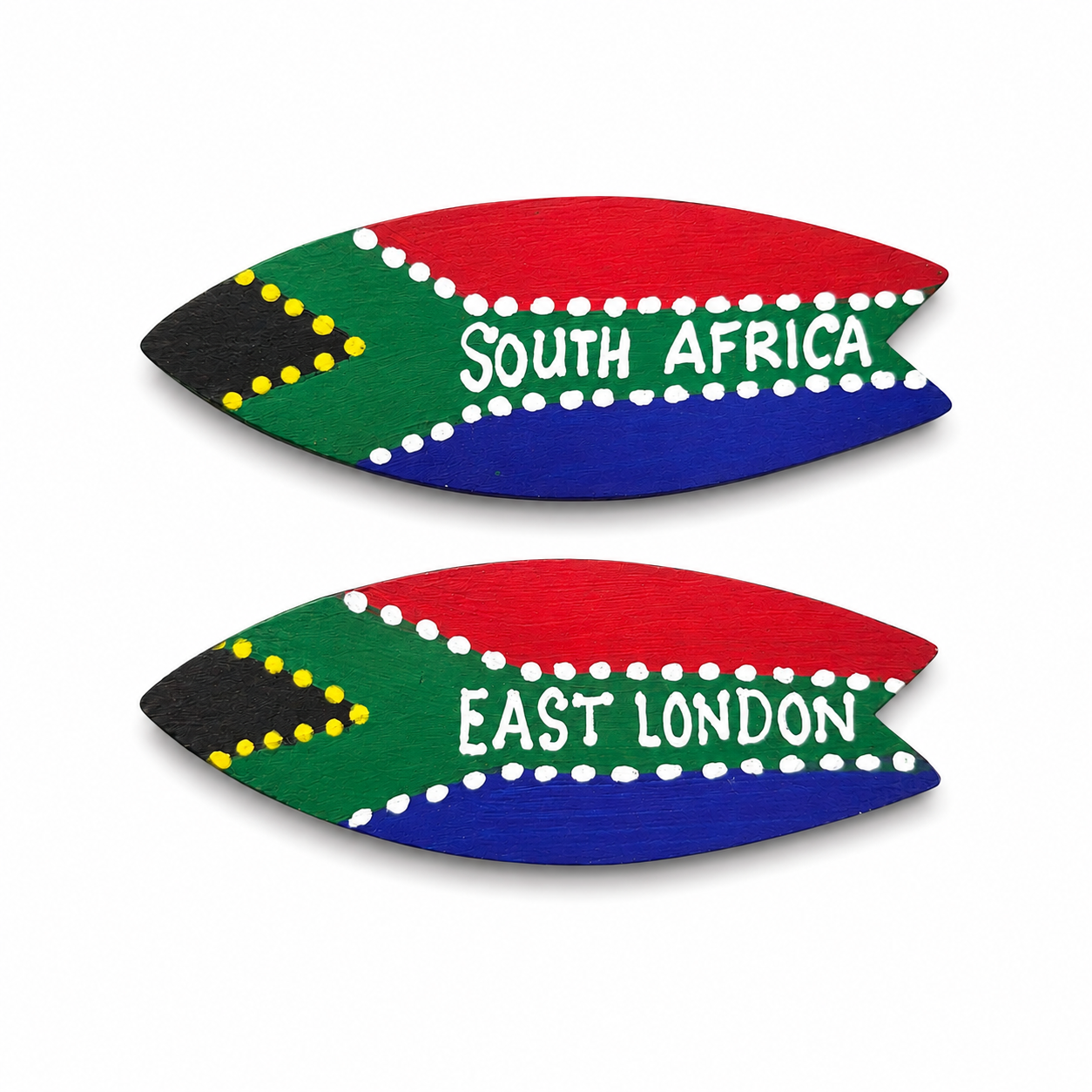 South African Flag Surfboard Magnet
