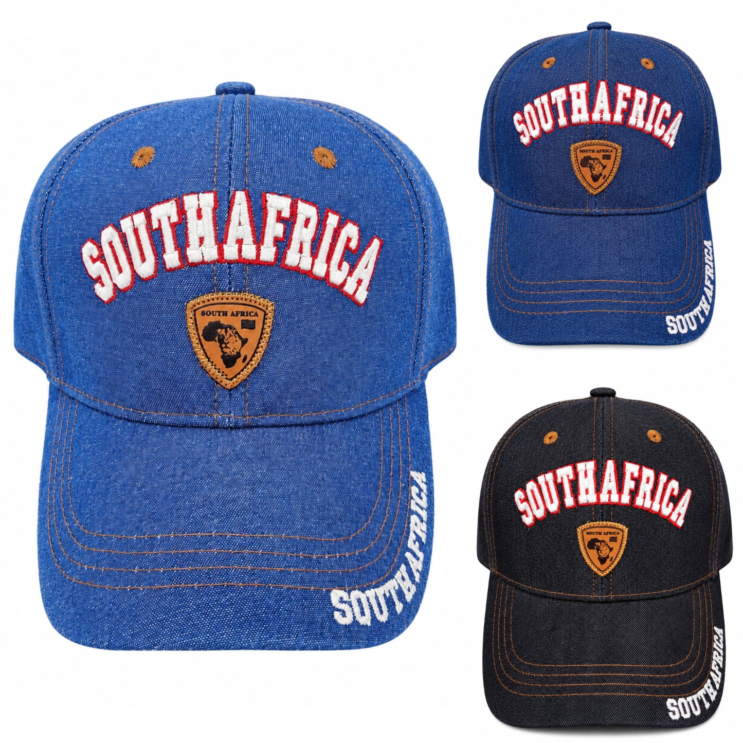Denim South African Adult Cap