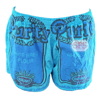 Turquoise Unisex Flourbag Supa Shorts | Meelbroeke