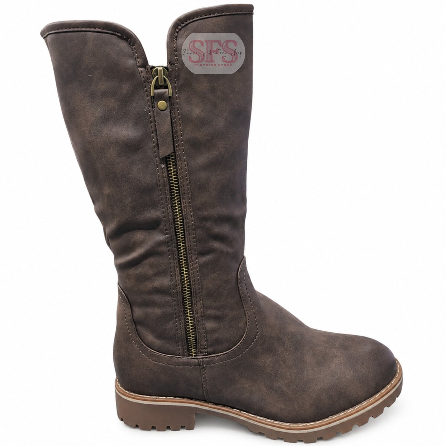 A2 Mid Size Coffee Boot