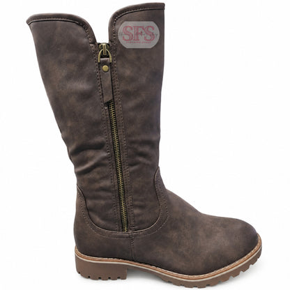 A2 Mid Size Coffee Boot