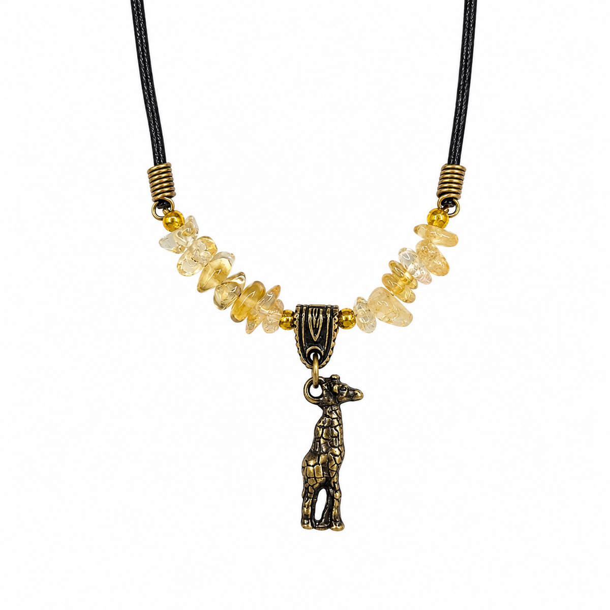 African Wildlife Gemstone Necklace - Sharon's Factory Shop