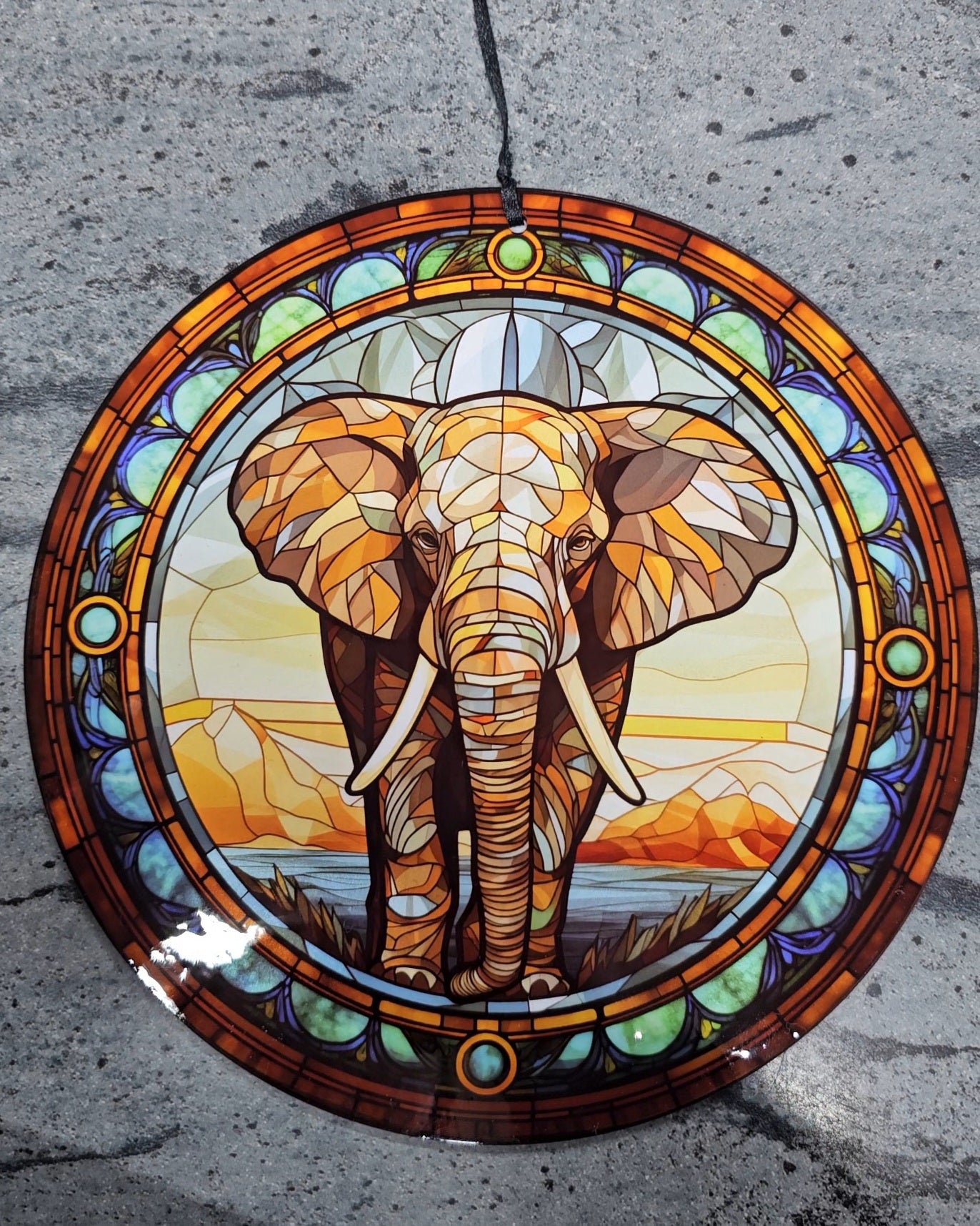 Faux Stained Glass Suncatchers