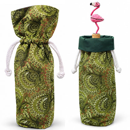 Shweshwe Wine Bottle Cover