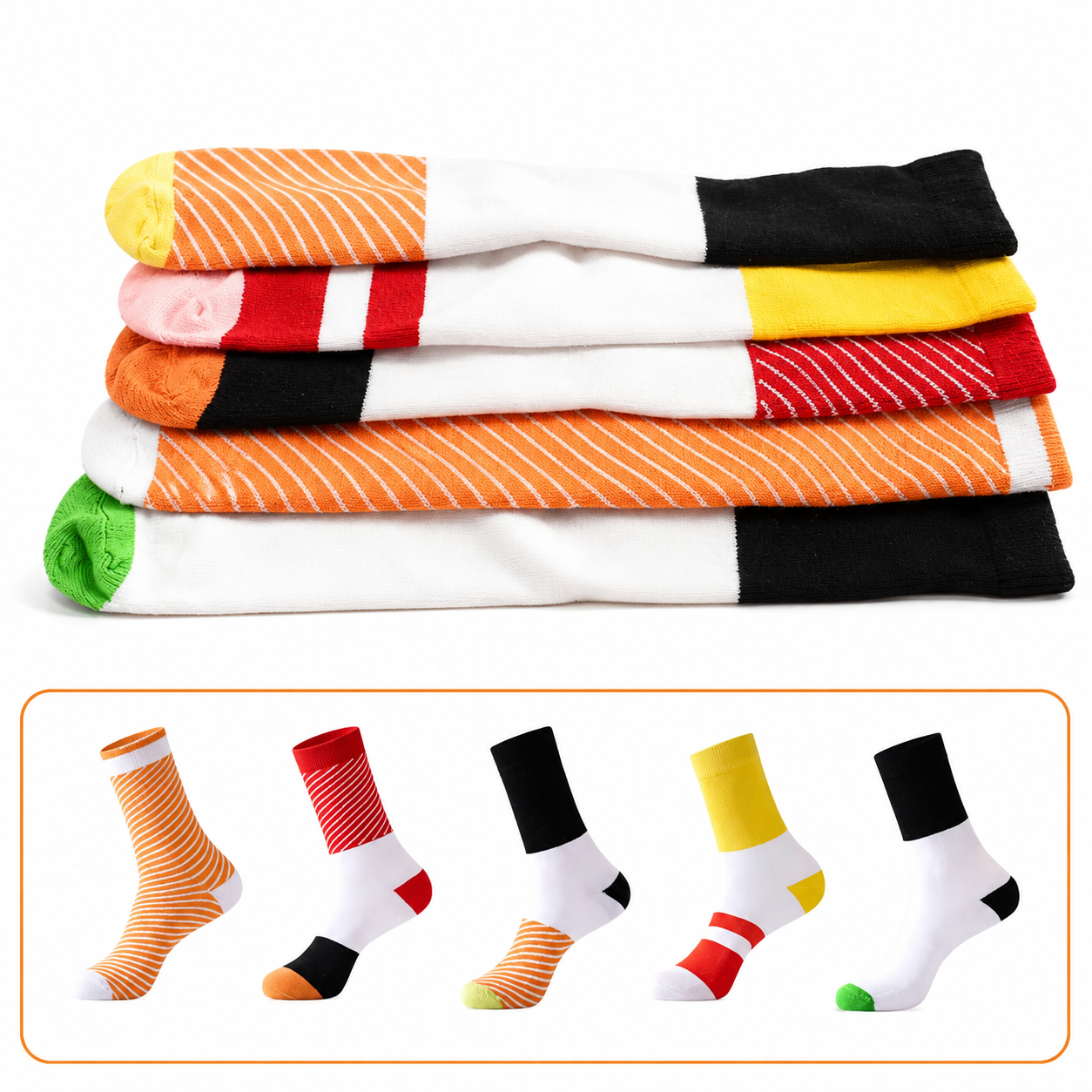 Sushi Socks | 5 piece Gift Pack
