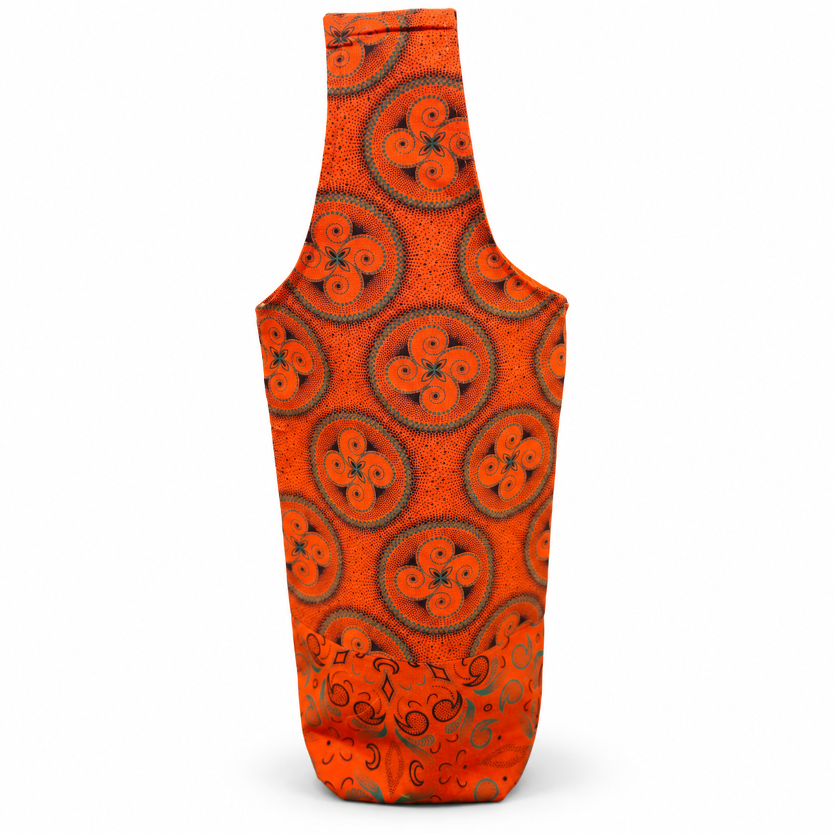 Shweshwe Wine Bottle Carrier