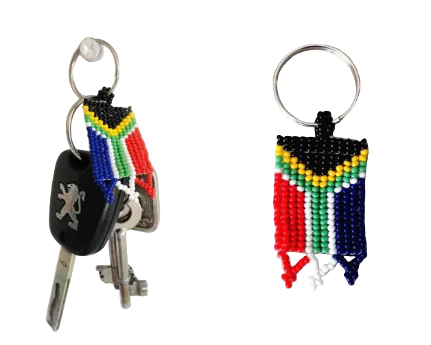 Bead SML SA Flag Keyring